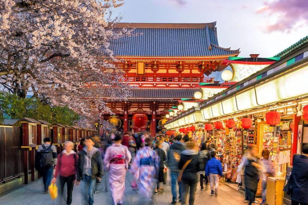 *301 Oshiage Sta 3Mins Walk! Wi-Fi Elevator Appartement Tokio Buitenkant foto