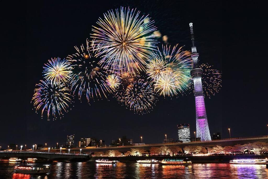 *301 Oshiage Sta 3Mins Walk! Wi-Fi Elevator Appartement Tokio Buitenkant foto