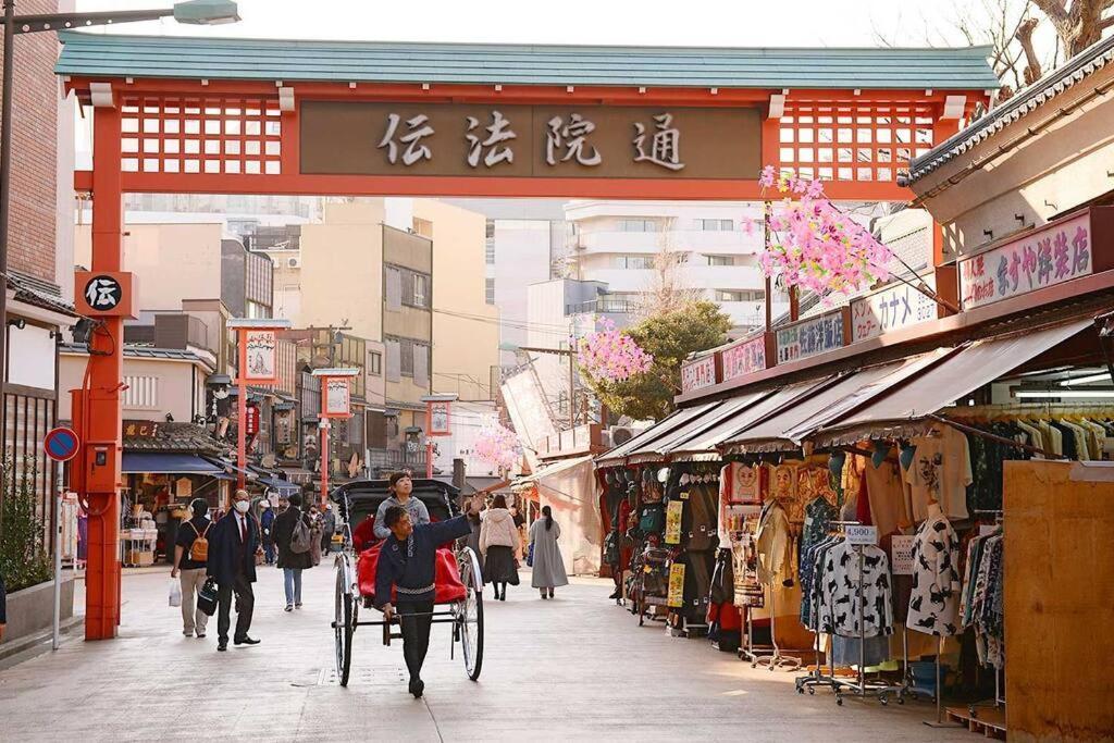 *301 Oshiage Sta 3Mins Walk! Wi-Fi Elevator Appartement Tokio Buitenkant foto