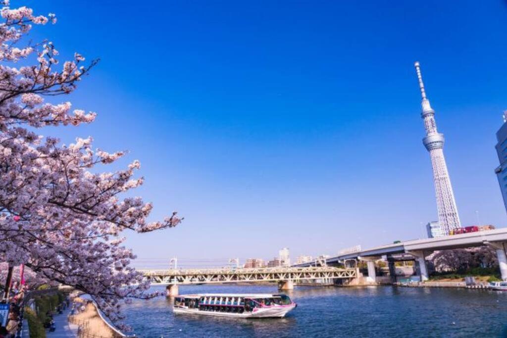 *301 Oshiage Sta 3Mins Walk! Wi-Fi Elevator Appartement Tokio Buitenkant foto