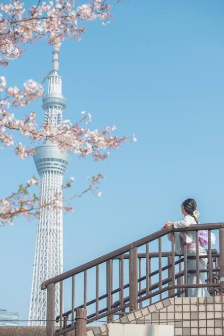 *301 Oshiage Sta 3Mins Walk! Wi-Fi Elevator Appartement Tokio Buitenkant foto